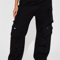 Courtney Cargo Jeans - Black
