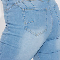 Mesa Booty Lifting Stretch Bootcut Jeans - Light Wash