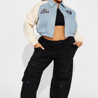 Raiders Denim Jacket - Denim