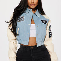 Raiders Denim Jacket - Denim