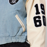 Raiders Denim Jacket - Denim