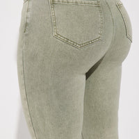 Shape Up Sculpting Stretch Skinny Jeans - Green