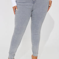 Shape Up Sculpting Stretch Skinny Jeans - Grey