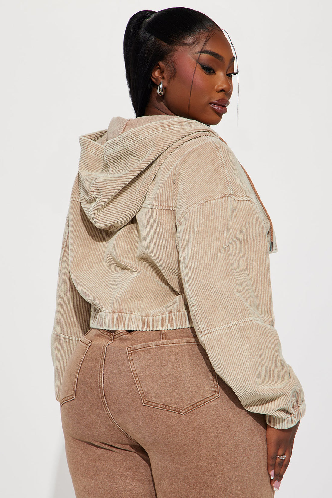 Ellie Corduroy Jacket - Tan