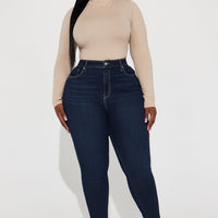 Just Right Sculpting Stretch Skinny Jeans - Dark Wash