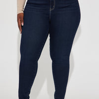 Just Right Sculpting Stretch Skinny Jeans - Dark Wash