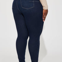 Just Right Sculpting Stretch Skinny Jeans - Dark Wash