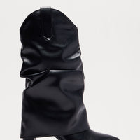 Asheville Overlay Boots - Black