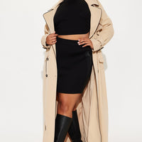 Always Classic Belted Trench - Khaki