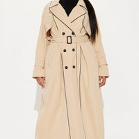 Always Classic Belted Trench - Khaki