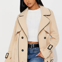 Always Classic Belted Trench - Khaki