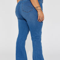 Tucson Booty Lifting Stretch Bootcut Jeans - Medium Wash