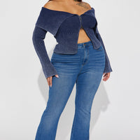 Tucson High Rise Stretch Flare Jeans - Medium Wash