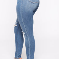 Our Favorite High Rise Skinny Jeans - Medium Blue Wash
