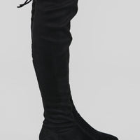Actions Please Flat Boot - Black