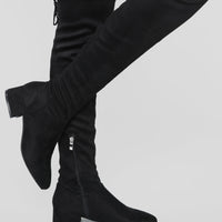 Actions Please Flat Boot - Black