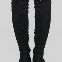 Actions Please Flat Boot - Black
