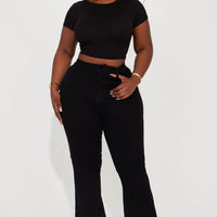 Toledo Sculpting Stretch Bootcut Jeans - Black