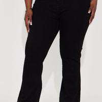 Toledo Sculpting Stretch Bootcut Jeans - Black