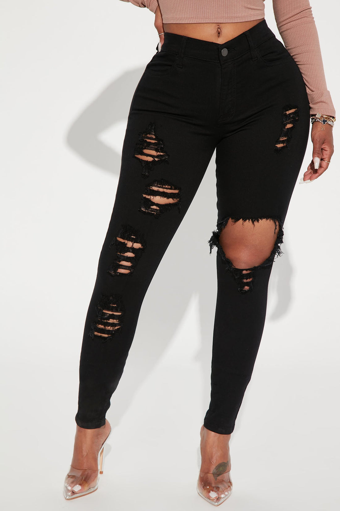 Glistening Jeans - Black