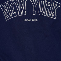 Manhattan Babe Varsity Jacket - Navy