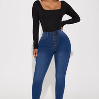 Show It Off Stretch Skinny Jean - Dark Wash