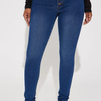 Show It Off Stretch Skinny Jean - Dark Wash