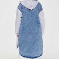 Millie Denim Coat - Medium Wash