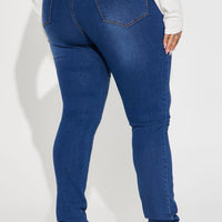 Show It Off Stretch Skinny Jean - Dark Wash