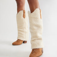 Baxter Sherpa Boots - Beige/Brown