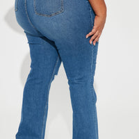 Seven Heavens Stretch Flare Jeans - Medium Wash