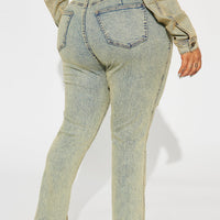 Vittoria Tinted Stretch Skinny Jeans - Light Wash