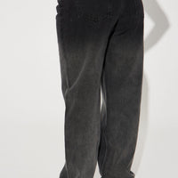 Onyx Ombre Non Stretch Straight Leg - Black Wash