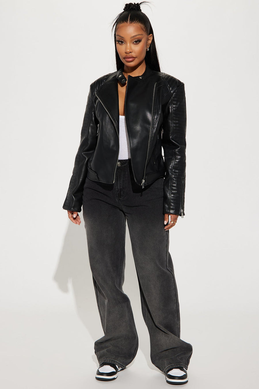 Mariah Moto Jacket - Black