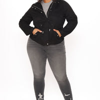 Gimme Some Love Anorak Jacket - Black