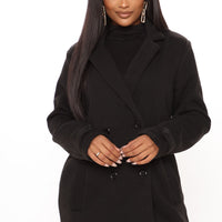 All Business Baby Coat - Black