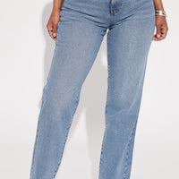 Nova 90s Straight Leg Jeans - Vintage Blue Wash