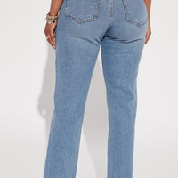 Nova 90s Straight Leg Jeans - Vintage Blue Wash