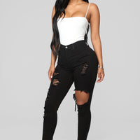 Glistening Jeans - Black