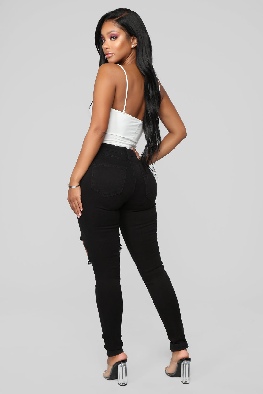 Glistening Jeans - Black
