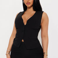 Core Competency 2 Piece Blazer - Black