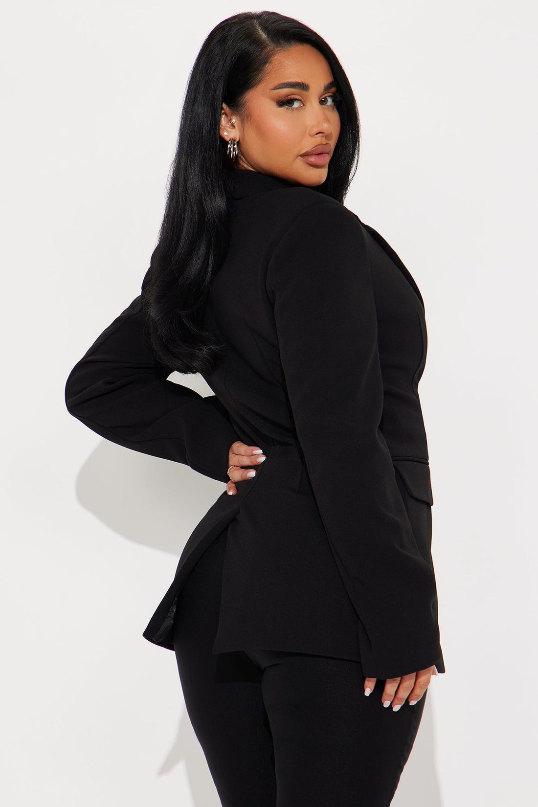 Core Competency 2 Piece Blazer - Black