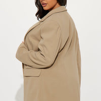 Core Competency 2 Piece Blazer - Taupe