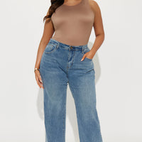 Nova 90s Straight Leg Jeans - Vintage Blue Wash