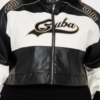 Cuba Chick Racing Jacket - Black/White