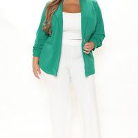 The Celine Blazer - Kelly Green