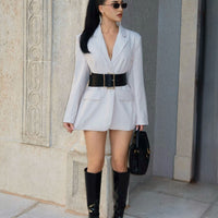 New Normal Oversized Blazer - Cream