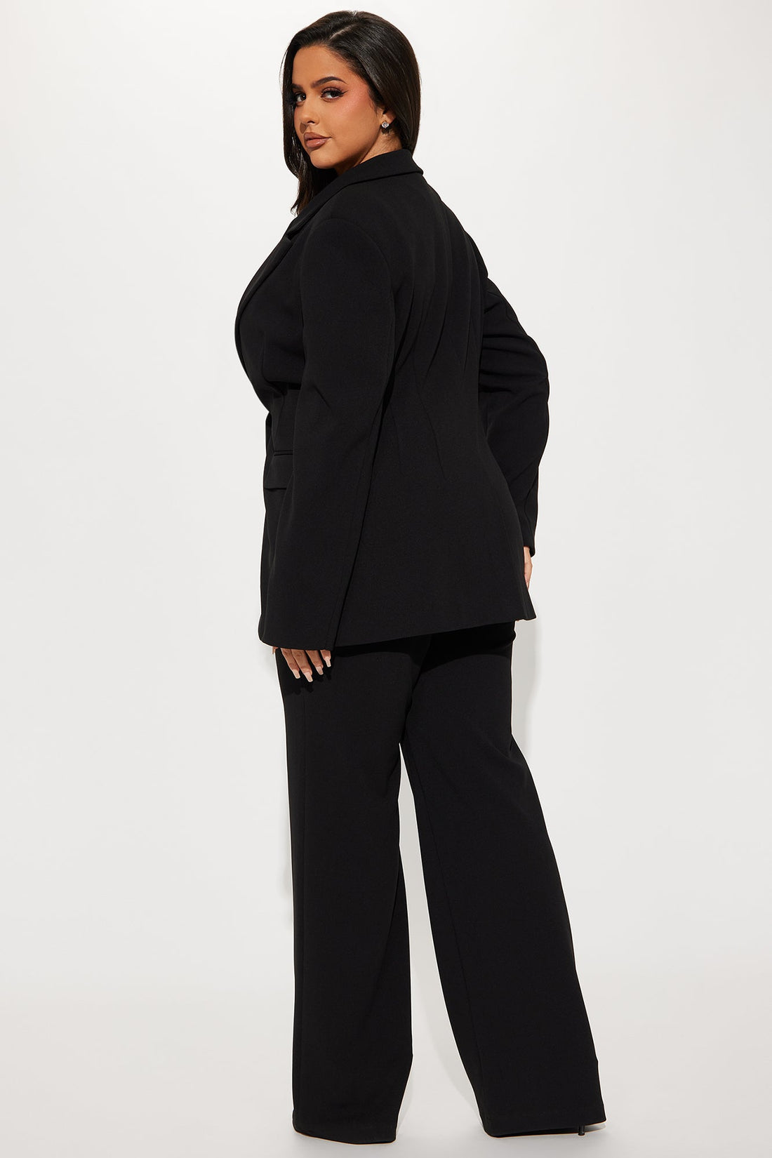 Core Competency 2 Piece Blazer - Black