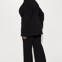 Core Competency 2 Piece Blazer - Black