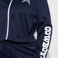 Cowboys Territory Zip Up Jacket - Navy